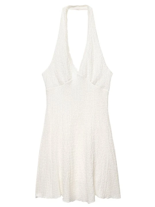 Zdjęcie produktu Sukienka letnia PULL&BEAR biały
