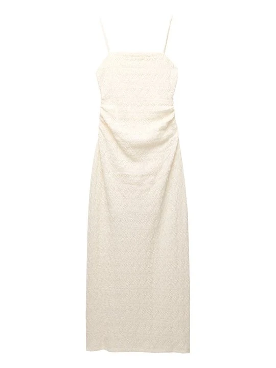 Zdjęcie produktu Sukienka letnia PULL&BEAR beżowy
