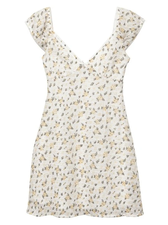 Zdjęcie produktu Sukienka letnia PULL&BEAR żółty