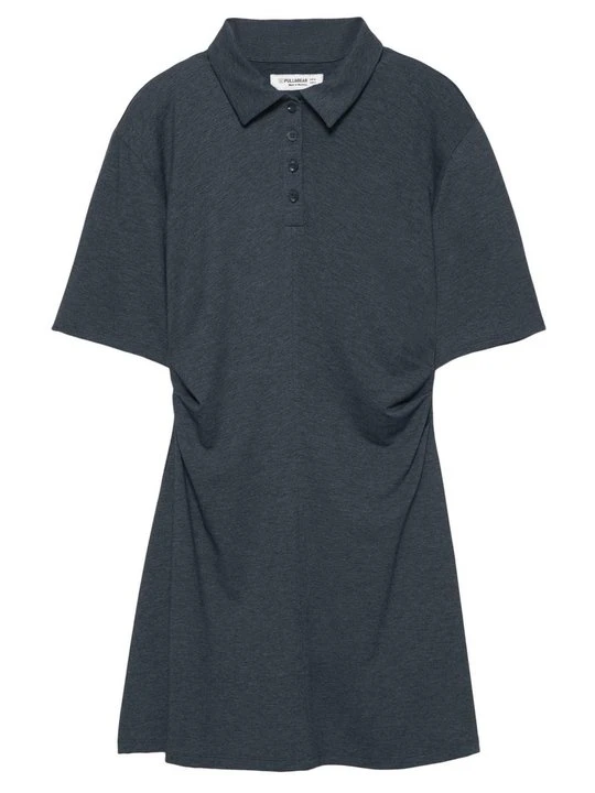 Zdjęcie produktu Sukienka letnia PULL&BEAR jasnoszary
