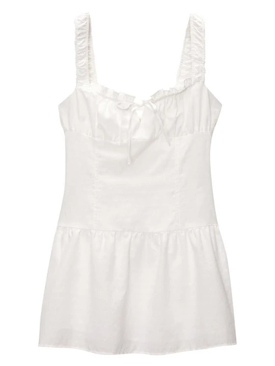 Zdjęcie produktu Sukienka letnia PULL&BEAR biały