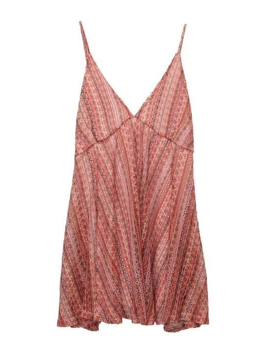 Zdjęcie produktu Sukienka letnia PULL&BEAR czerwony