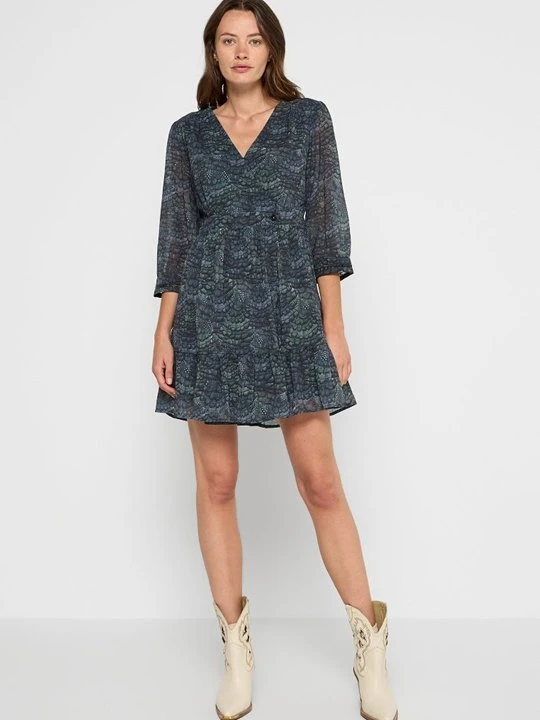 Zdjęcie produktu Sukienka letnia Scotch & Soda ciemnozielony