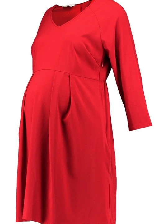 Zdjęcie produktu Sukienka letnia Spring Maternity czerwony