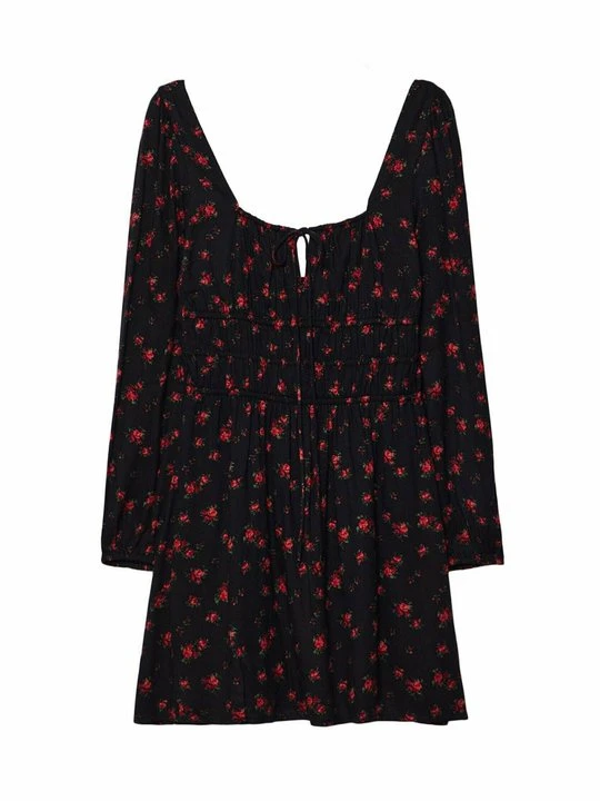 Zdjęcie produktu Sukienka letnia Stradivarius bordowy