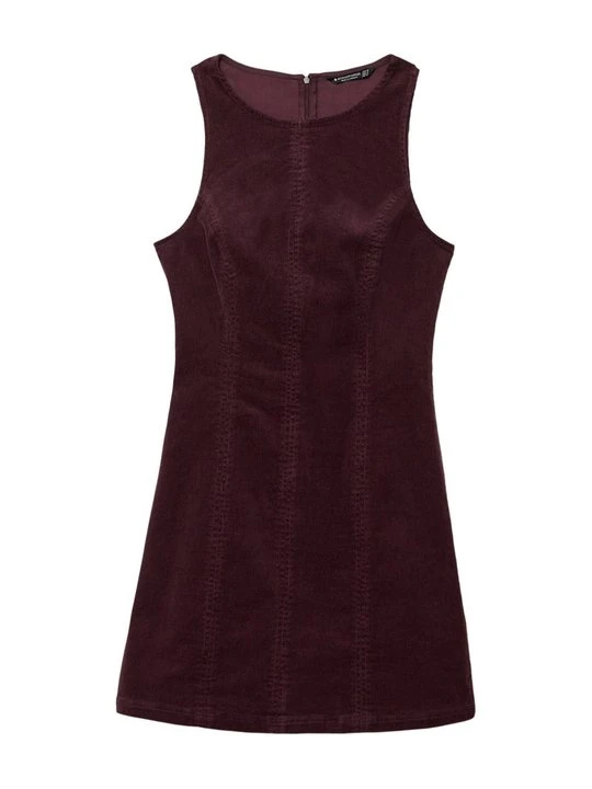 Zdjęcie produktu Sukienka letnia Stradivarius ciemnoczerwony
