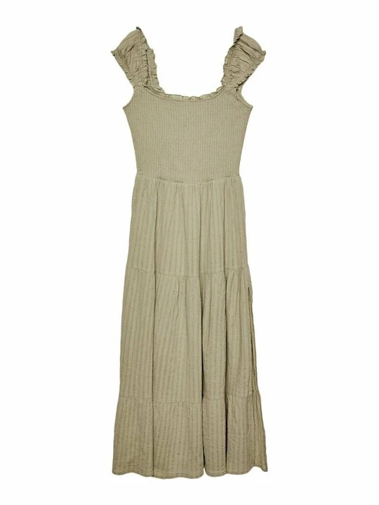 Zdjęcie produktu Sukienka letnia Stradivarius khaki