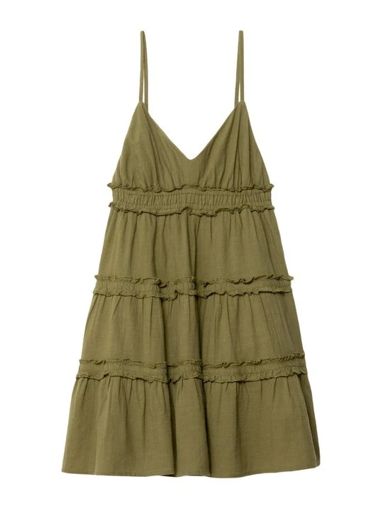 Zdjęcie produktu Sukienka letnia Stradivarius khaki