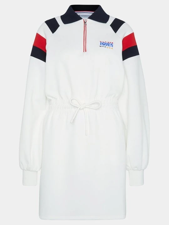Zdjęcie produktu Sukienka letnia Tommy Hilfiger mleczny