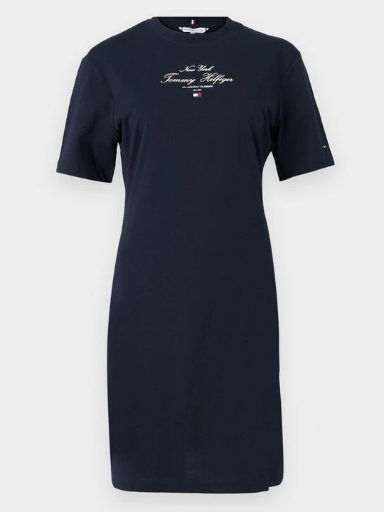 Zdjęcie produktu Sukienka letnia Tommy Hilfiger granatowy