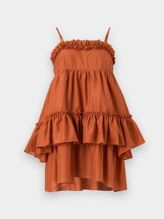 Zdjęcie produktu Sukienka letnia Topshop ciemnoczerwony