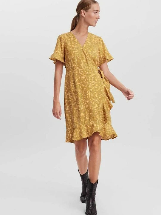 Zdjęcie produktu Sukienka letnia Vero Moda złoty