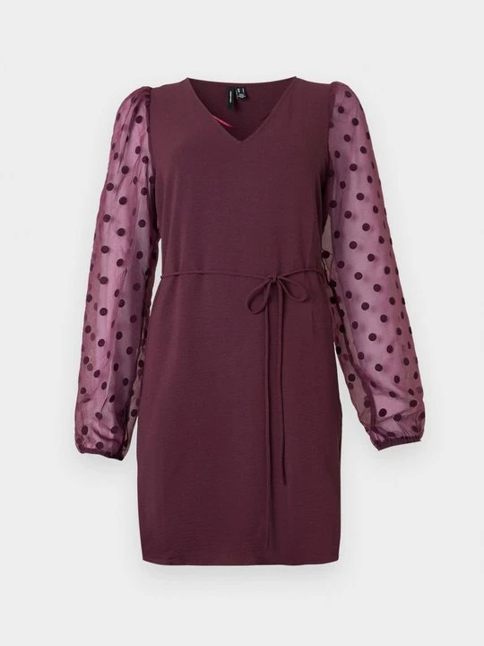 Zdjęcie produktu Sukienka letnia Vero Moda bordowy
