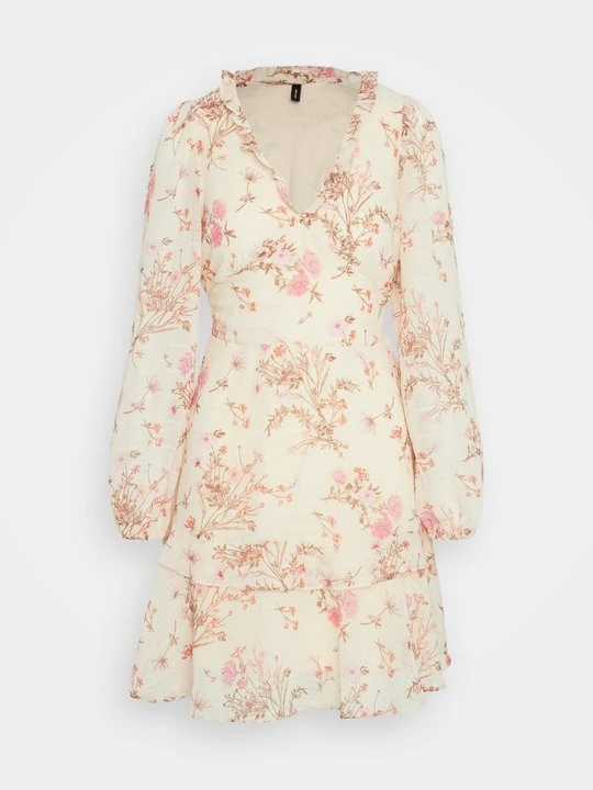 Zdjęcie produktu Sukienka letnia Vero Moda jasny brąz