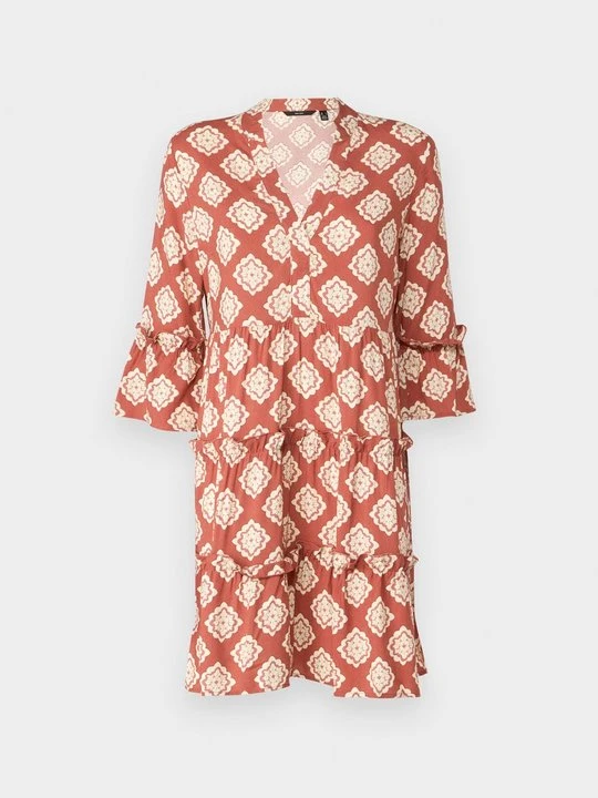 Zdjęcie produktu Sukienka letnia Vero Moda różowy melanż