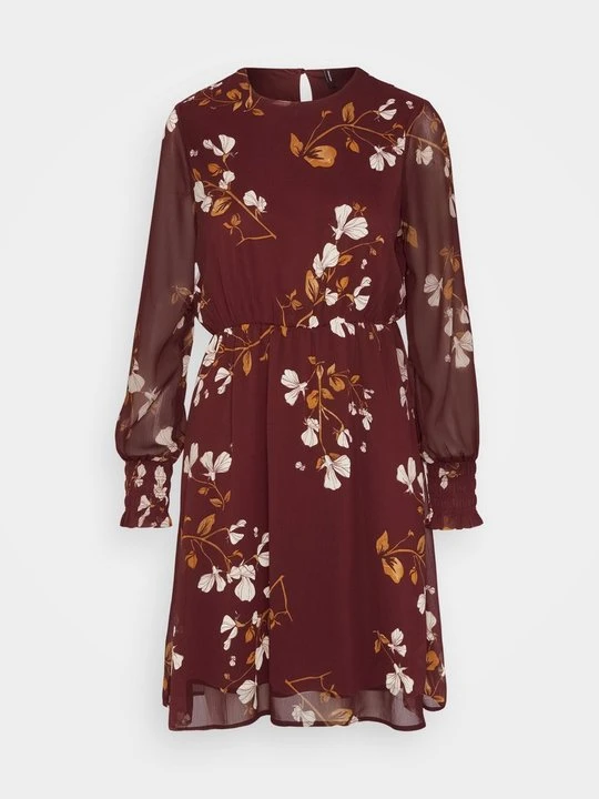 Zdjęcie produktu Sukienka letnia Vero Moda ciemnoczerwony