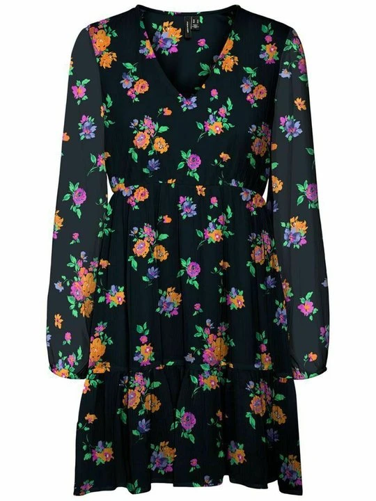 Zdjęcie produktu Sukienka letnia Vero Moda czarny melanż