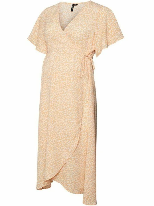 Zdjęcie produktu Sukienka letnia Vero Moda pomarańczowy
