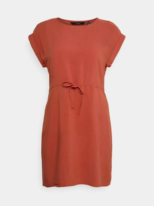 Zdjęcie produktu Sukienka letnia Vero Moda ciemnoczerwony