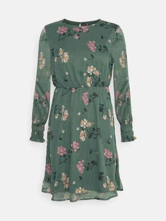 Zdjęcie produktu Sukienka letnia Vero Moda ciemnozielony