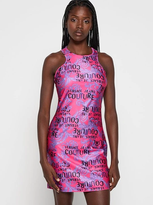 Zdjęcie produktu Sukienka letnia Versace Jeans Couture różowy