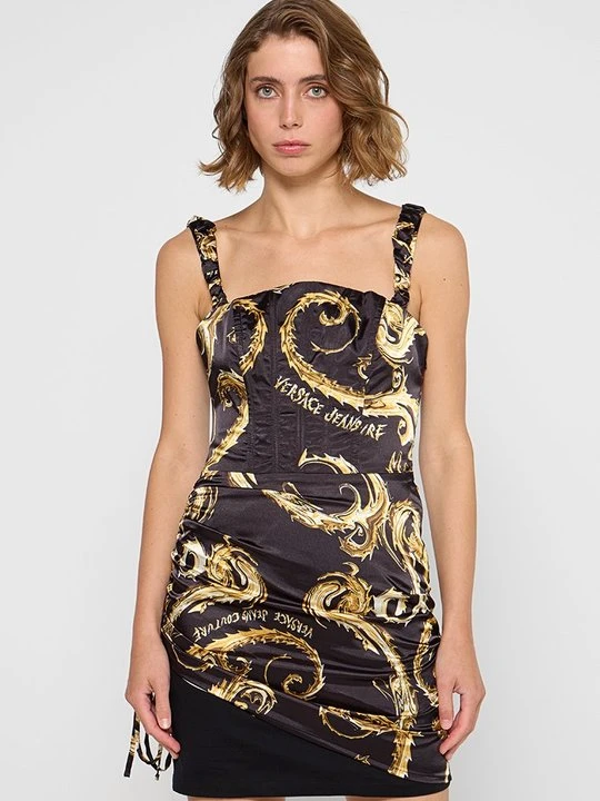 Zdjęcie produktu Sukienka letnia Versace Jeans Couture czarny