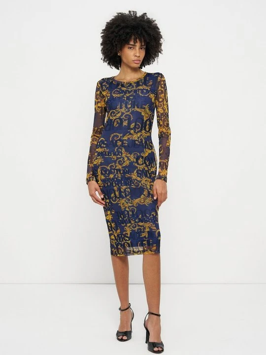 Zdjęcie produktu Sukienka letnia Versace Jeans Couture niebieski