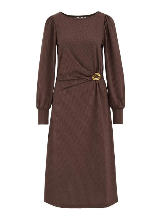 Zdjęcie produktu Sukienka letnia WE Fashion ciemnobrązowy