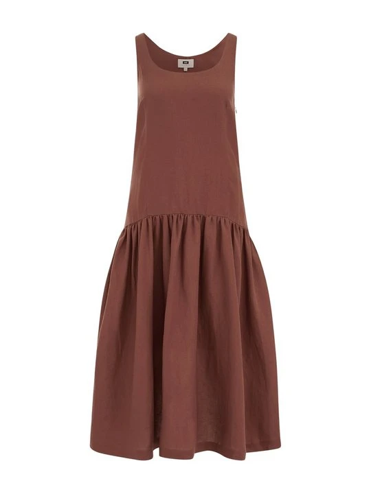 Zdjęcie produktu Sukienka letnia WE Fashion jasnobrązowy melanż