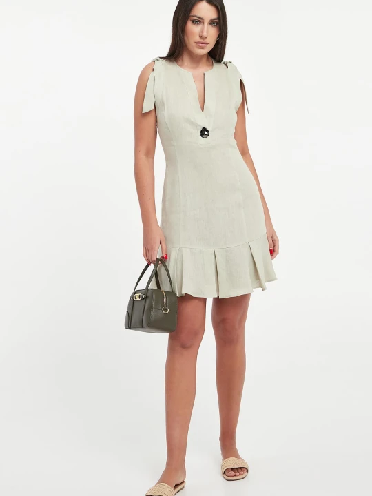 Zdjęcie produktu Sukienka lniana ARMANI EXCHANGE