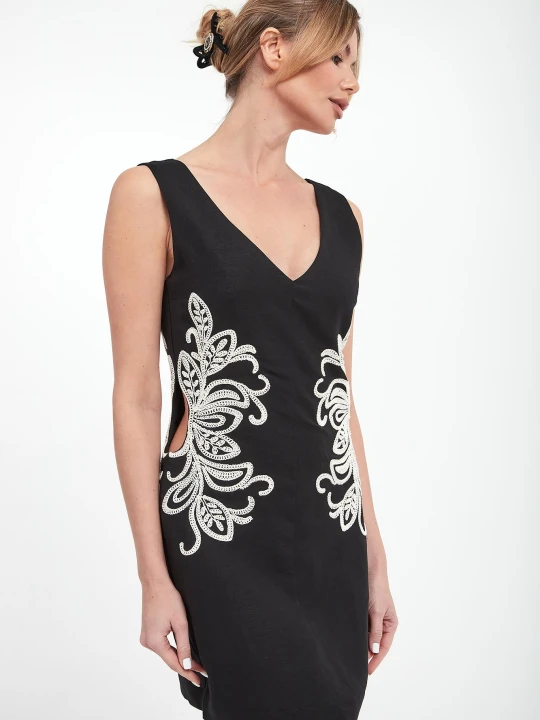 Zdjęcie produktu Sukienka lniana mini TWINSET U&B