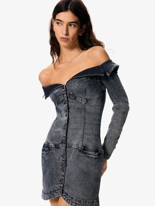 Zdjęcie produktu Dżinsowa sukienka masha popova Desigual czarny