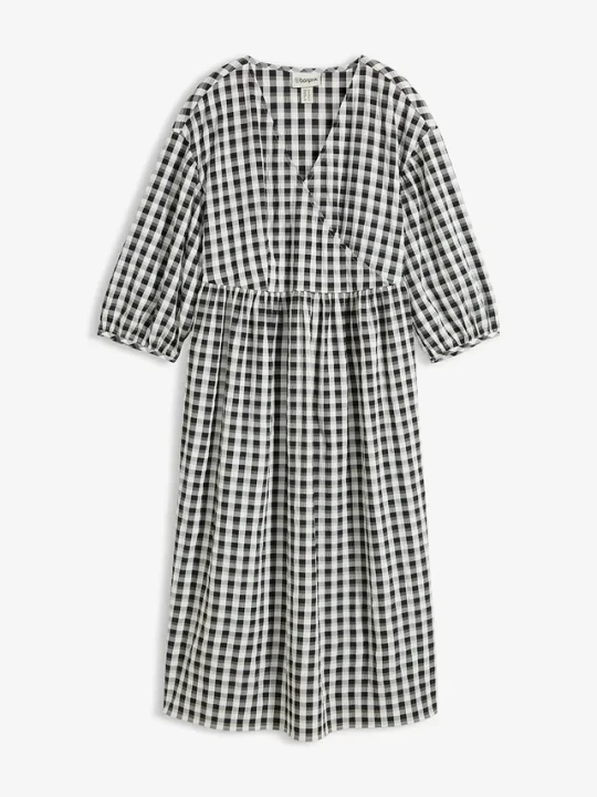 Zdjęcie produktu Sukienka midi oversize BonPrix czarny