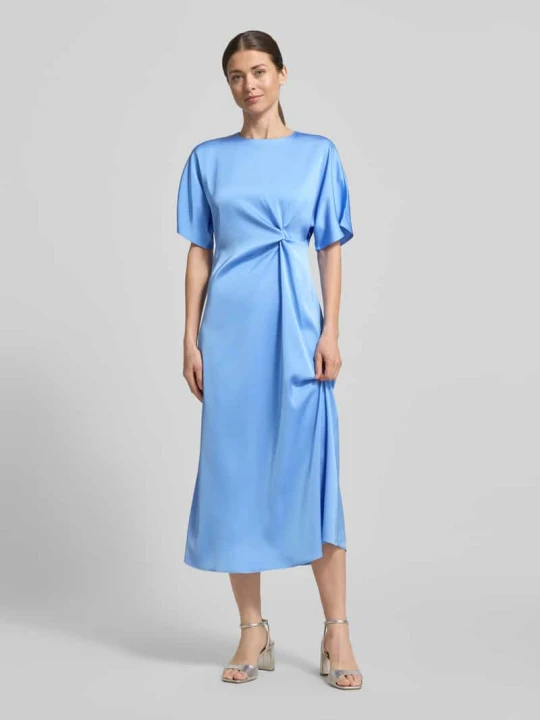 Zdjęcie produktu Sukienka midi z detalem węzła model 'Dela' JOOP! Oceaniczny