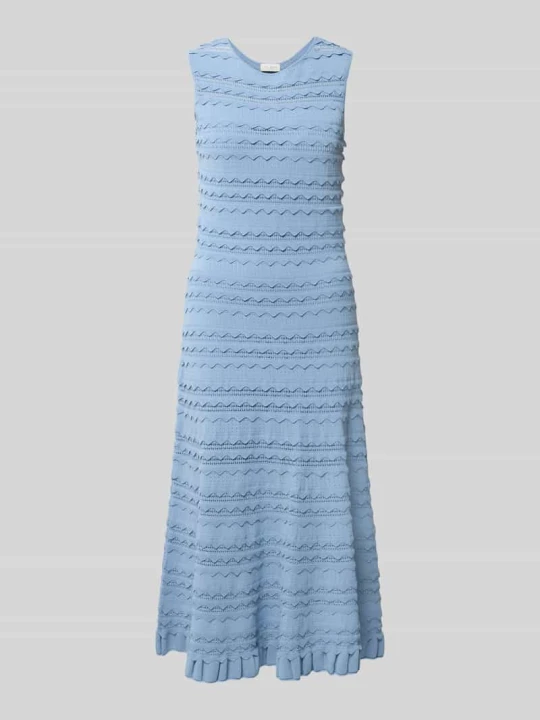 Zdjęcie produktu Sukienka midi z mieszanka wiskozy model 'Cahrlie' Ted Baker Jasnoniebieski