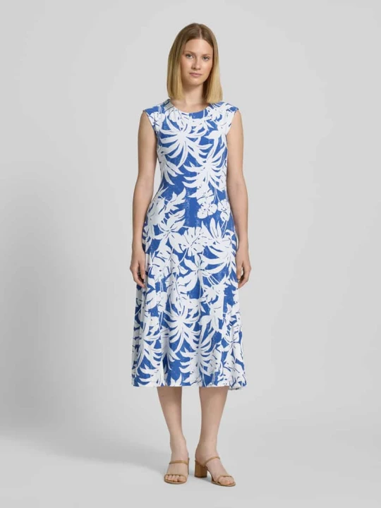 Zdjęcie produktu Sukienka midi z plisami model ‘YSHANKA’ Lauren Ralph Lauren Jasnoniebieski melanż