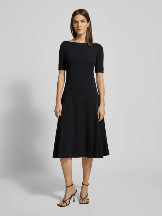 Zdjęcie produktu Sukienka midi z rękawem o dł. 1 / 2 Model 'MUNZIE' Lauren Ralph Lauren Czarny