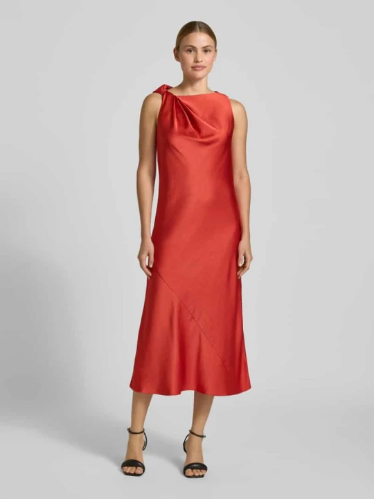 Zdjęcie produktu Sukienka midi z satyny o kroju relaxed fit model 'Elouize' Ted Baker Czerwony
