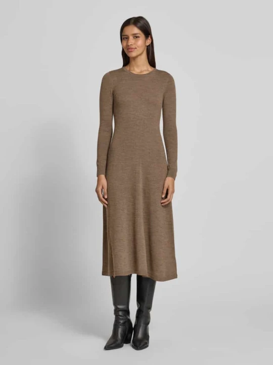 Zdjęcie produktu Sukienka midi z wełny z okrągłym dekoltem model ‘VORLEY’ Lauren Ralph Lauren