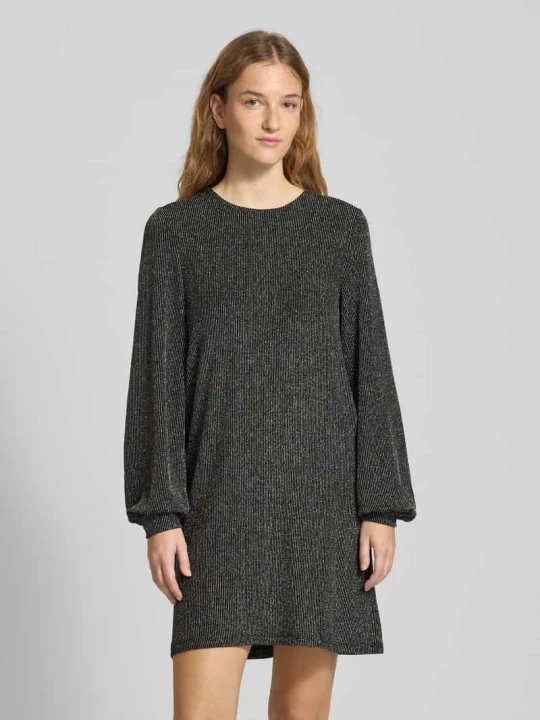Zdjęcie produktu Sukienka mini z błyszczącym wzorem model ‘CAROL’ Only Srebrny