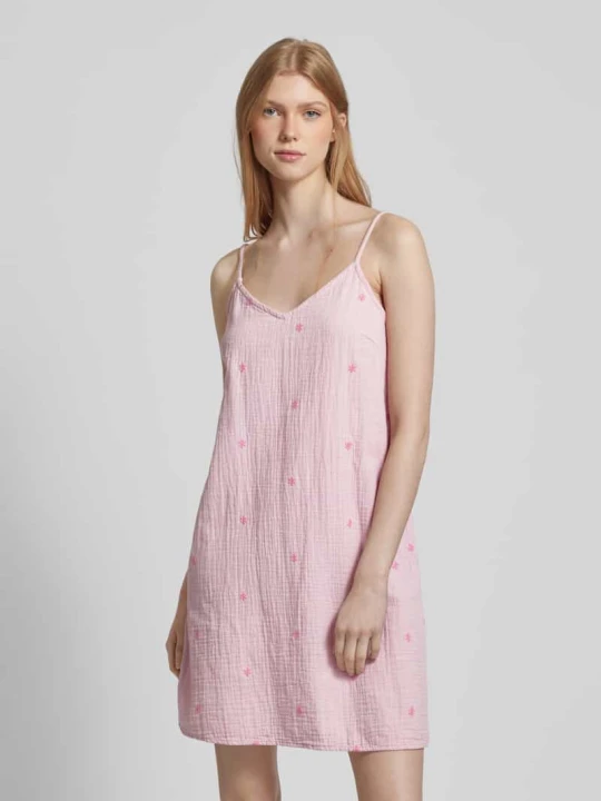 Zdjęcie produktu Sukienka mini z marszczeniem model ‘MAYA’ Pieces Różowy