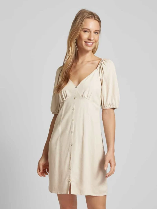 Zdjęcie produktu Sukienka mini z mieszanki wiskozy i lnu model ‘MYMILO’ Vero Moda