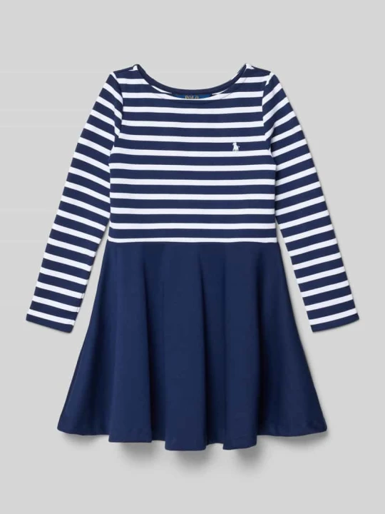 Zdjęcie produktu sukienka mini z okrągłym dekoltem Polo Ralph Lauren Granatowy