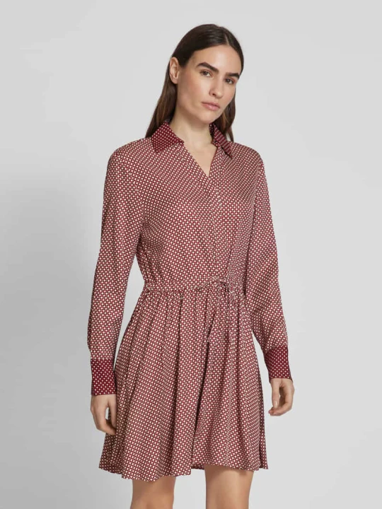 Zdjęcie produktu Sukienka mini z tunelem w talii Tommy Hilfiger Czerwony