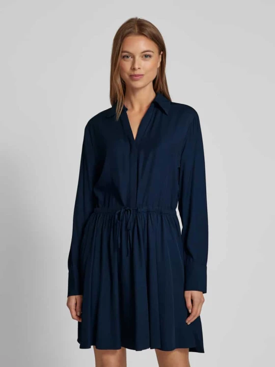 Zdjęcie produktu Sukienka mini z tunelem w talii Tommy Hilfiger Granatowy