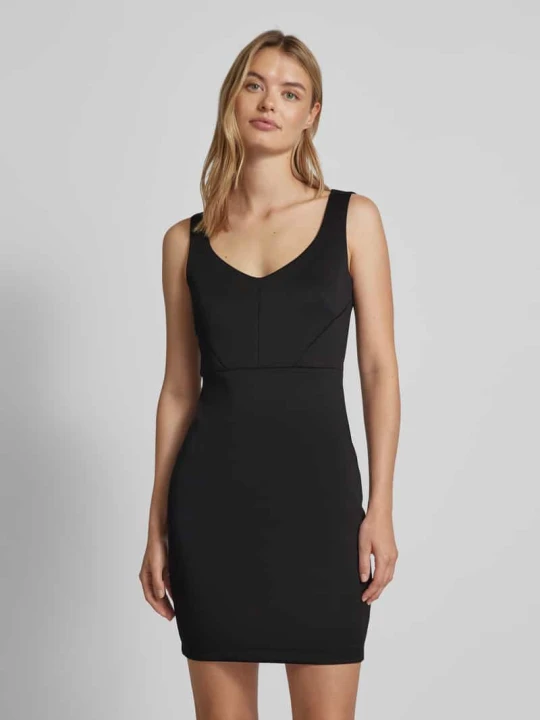 Zdjęcie produktu Sukienka mini ze szwami działowymi model ‘RAE’ Guess Czarny