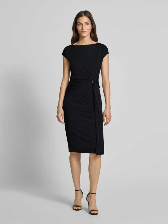 Zdjęcie produktu Sukienka o długości do kolan w kopertowym stylu model ‘Gervas’ Lauren Ralph Lauren Czarny