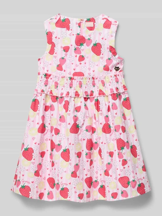 Zdjęcie produktu Sukienka z detal z logo model 'Poplin' Guess Różowy