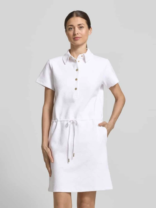 Zdjęcie produktu Sukienka o kroju regular fit z kołnierzykiem polo model 'Torrin' JOOP! Biały