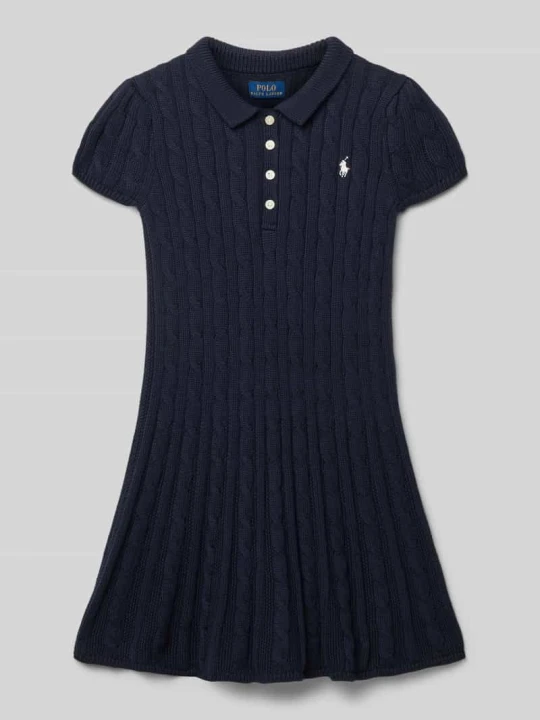 Zdjęcie produktu Sukienka w imitacji dzianiny Polo Ralph Lauren Granatowy